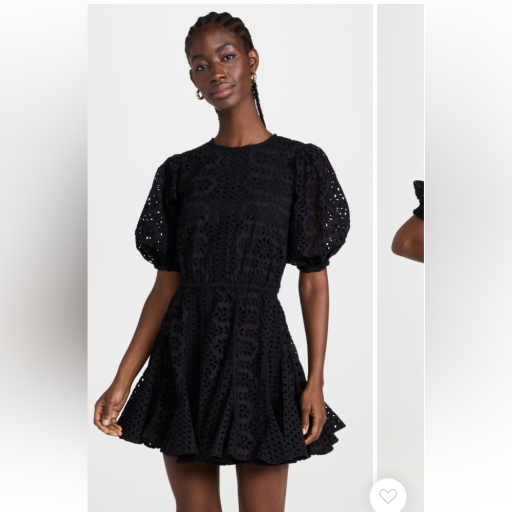 RHODE Molly Dress in Black